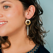 Aqua Chalcedony Drop Earrings - Ornamental Things
