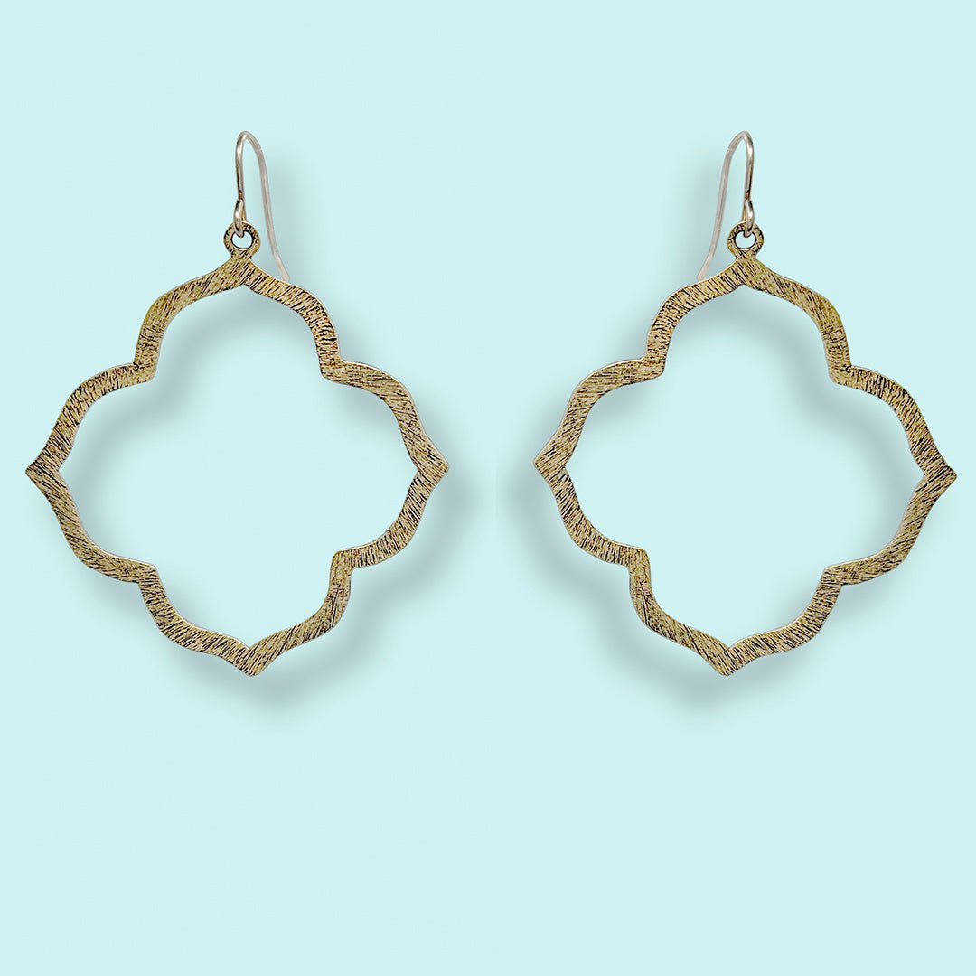 Balanced Arabesque Earrings - Ornamental Things