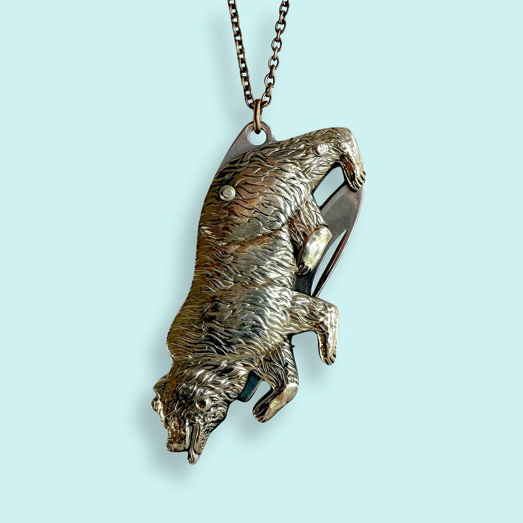 Bear Knife Necklace - Ornamental Things
