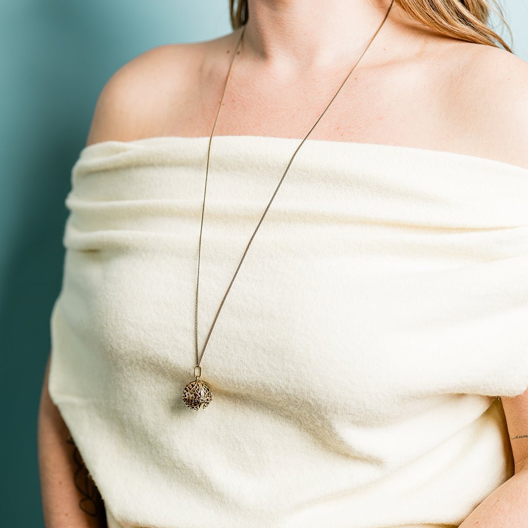 Bell Cage Necklace - Ornamental Things