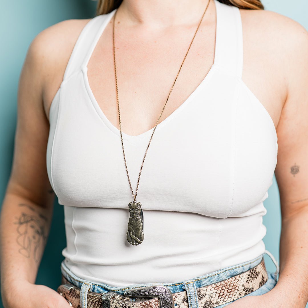 Cat Knife Necklace - Ornamental Things