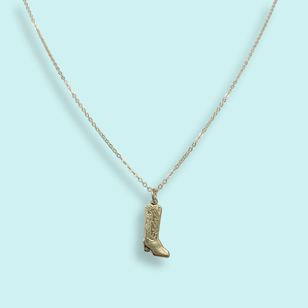 Cowgirl Boot Necklace - Ornamental Things