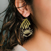 Crab Earrings - Ornamental Things