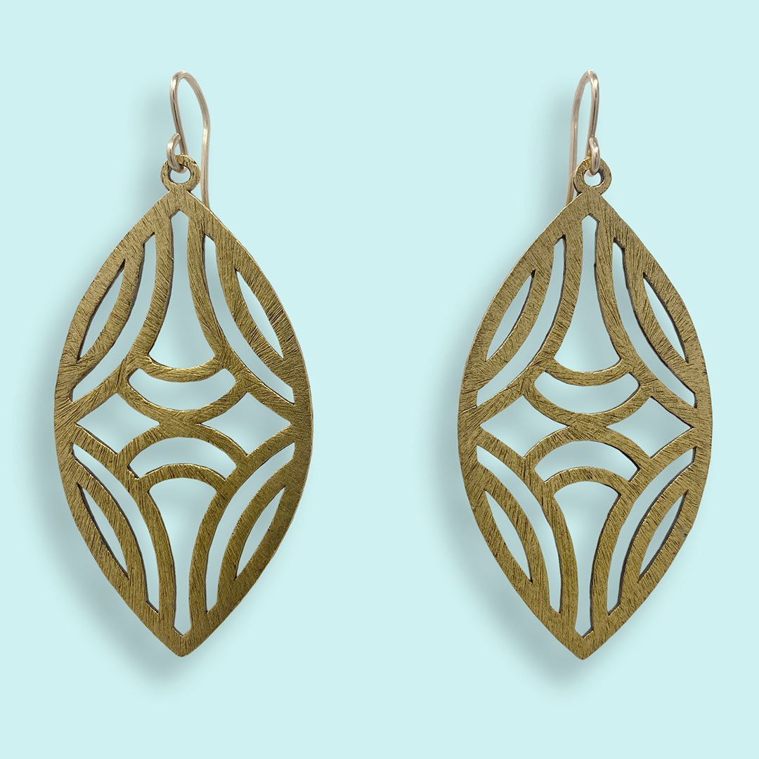 Deco Marquis Earrings - Ornamental Things