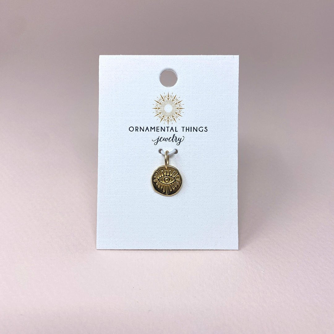 Evil Eye Medallion Charm - Ornamental Things