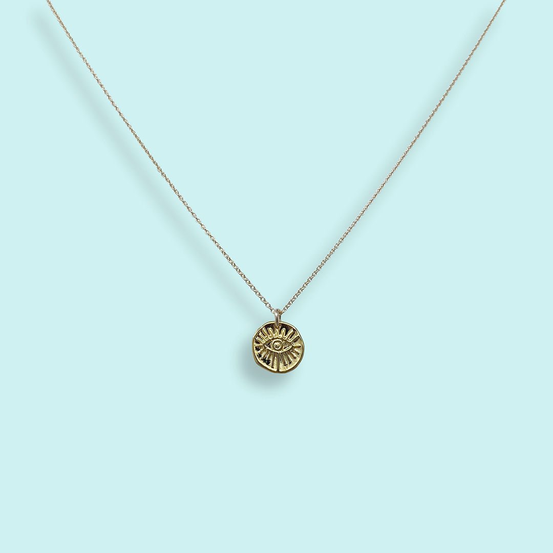 Evil Eye Medallion Necklace - Ornamental Things