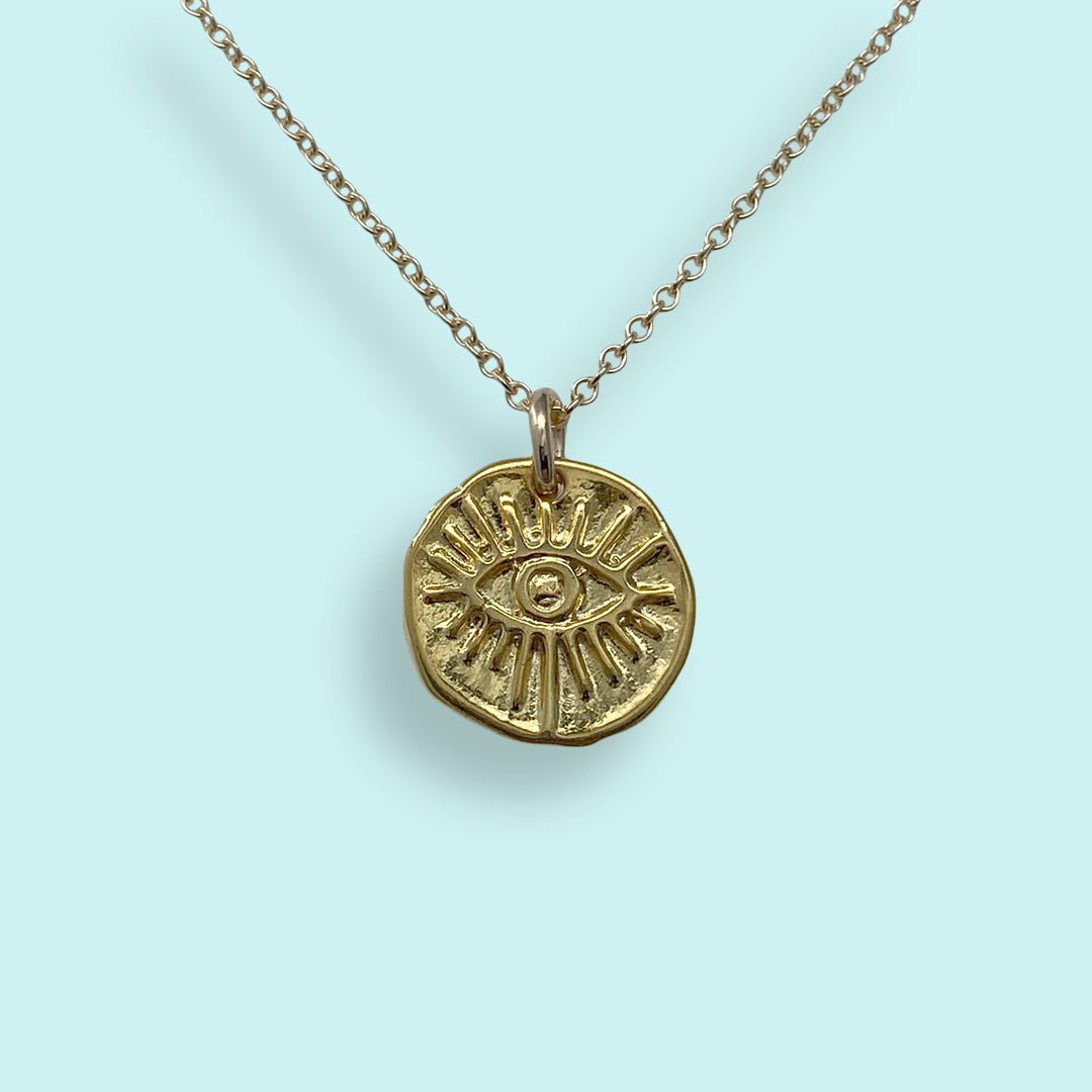 Evil Eye Medallion Necklace - Ornamental Things