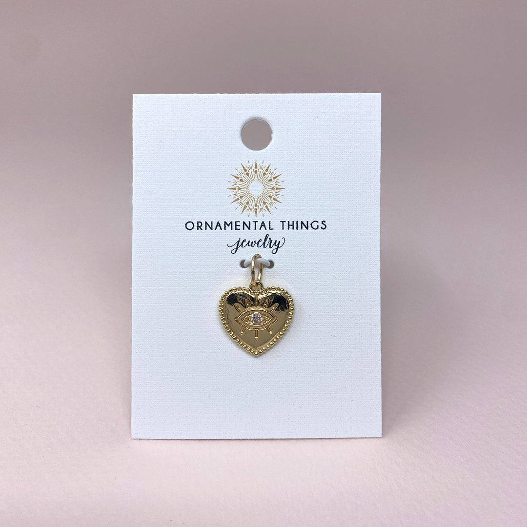Eye Heart Charm - Ornamental Things