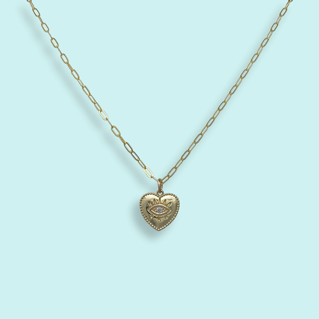 Eye Heart Necklace - Ornamental Things