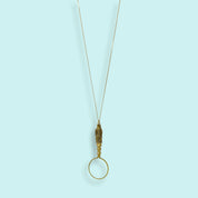 Floral Magnifying Glass Necklace - Ornamental Things