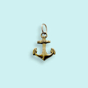 Gold Anchor Charm - Ornamental Things