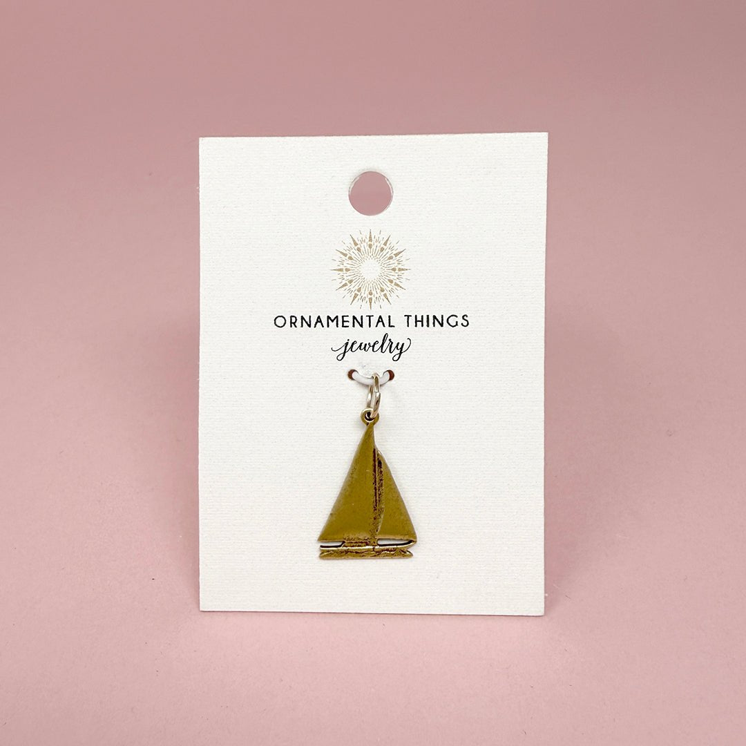 Gold Anchor Charm - Ornamental Things