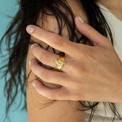 Gold Bat Ring - Ornamental Things