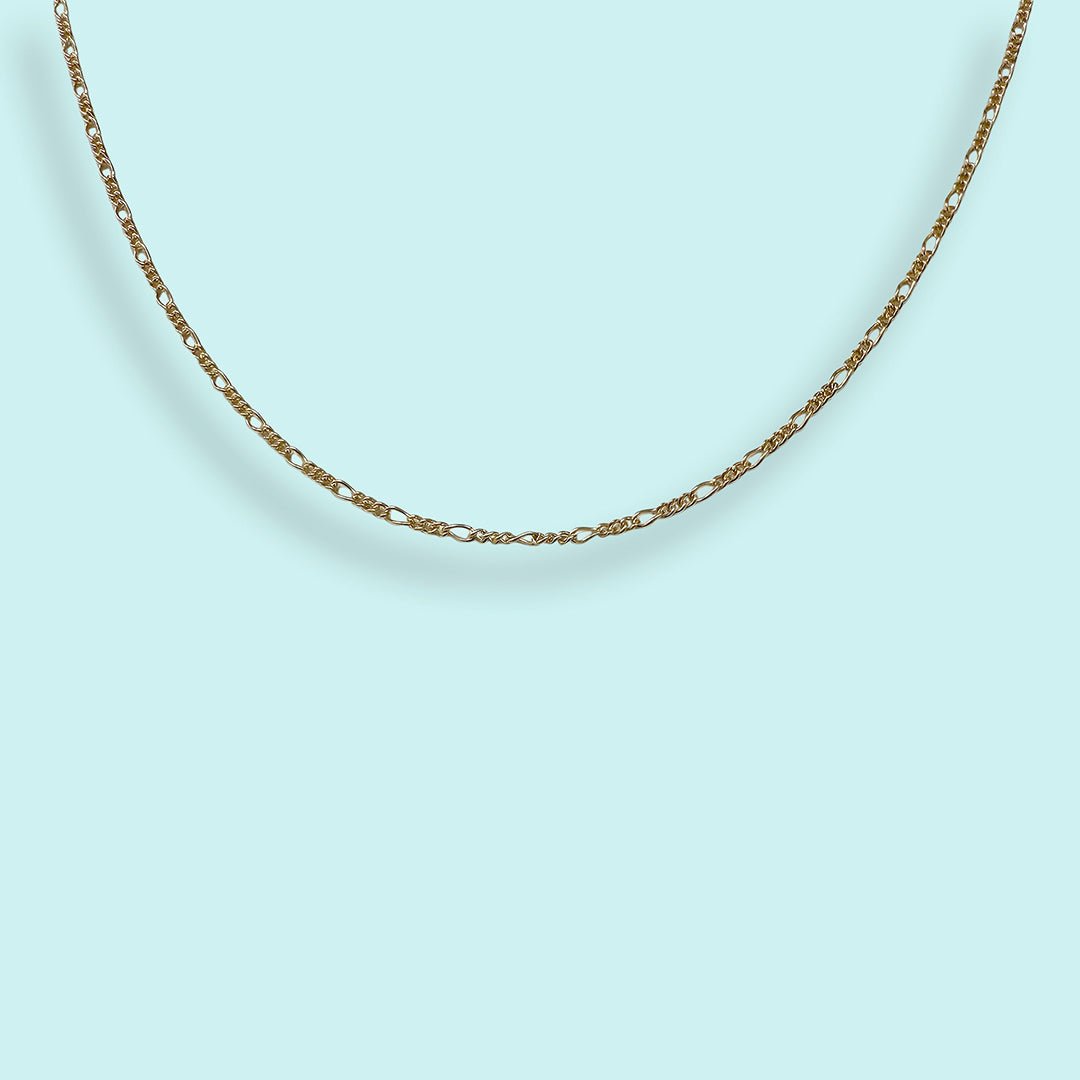 Gold - Filled Figaro Chain, Short - Ornamental Things