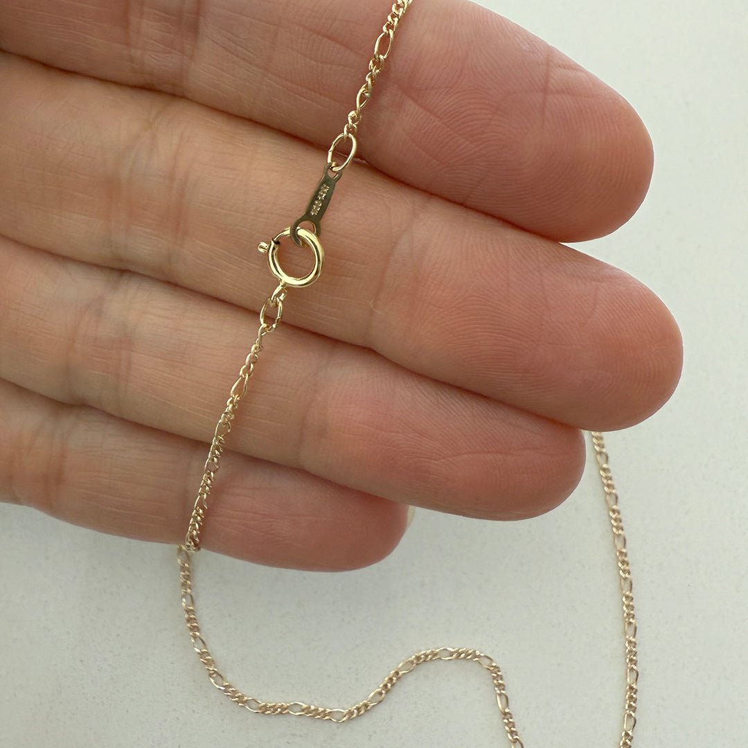 Gold - Filled Figaro Chain, Short - Ornamental Things