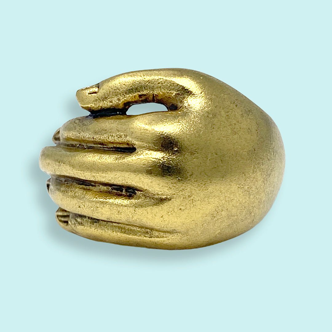 Gold Hand Ring - Ornamental Things
