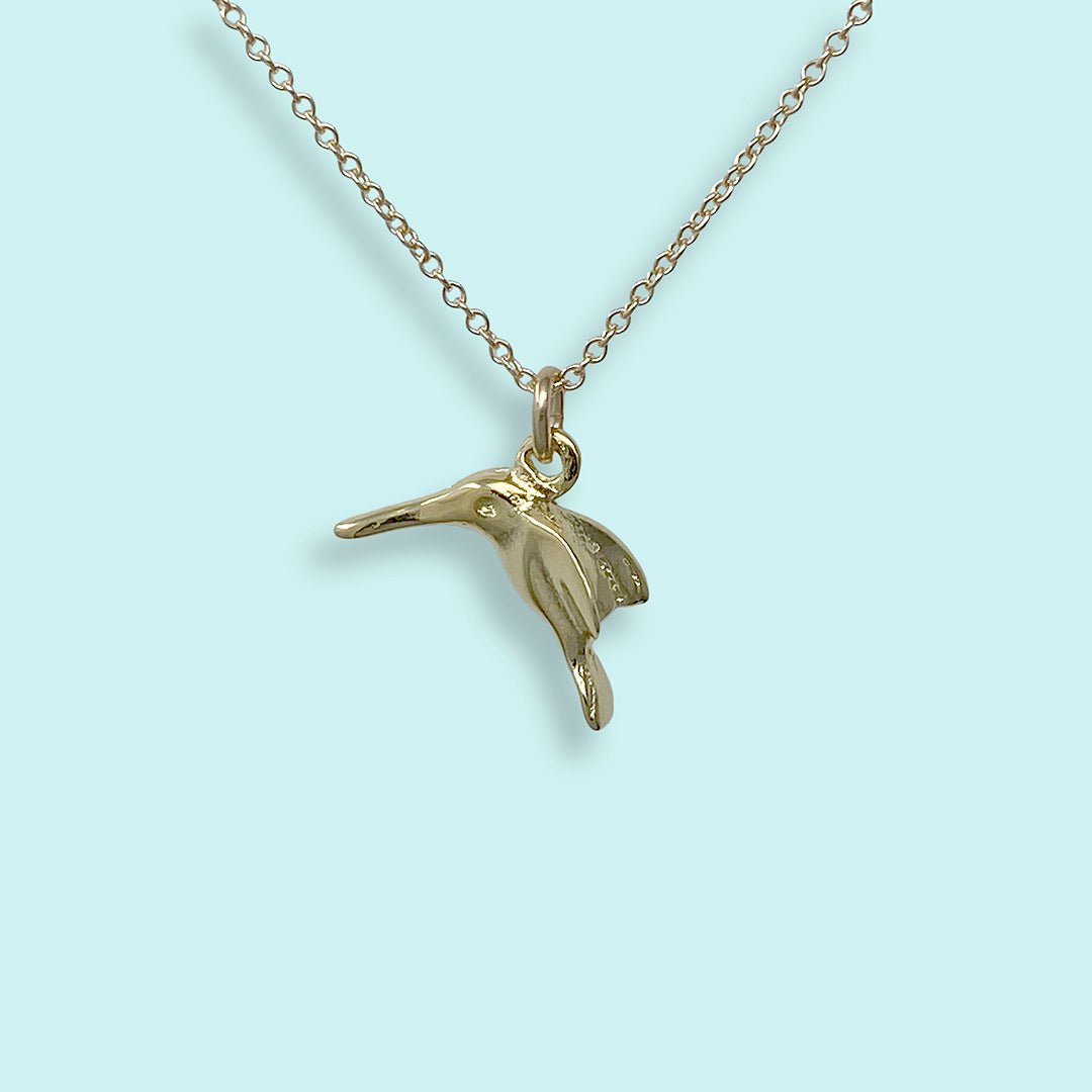 Gold Hummingbird Necklace - Ornamental Things