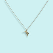 Gold Hummingbird Necklace - Ornamental Things