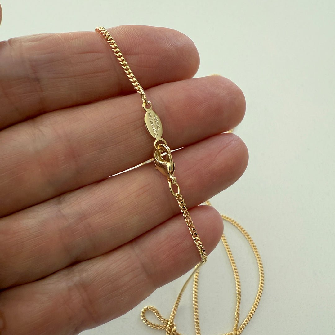 Gold - plated Curb Chain, Long - Ornamental Things