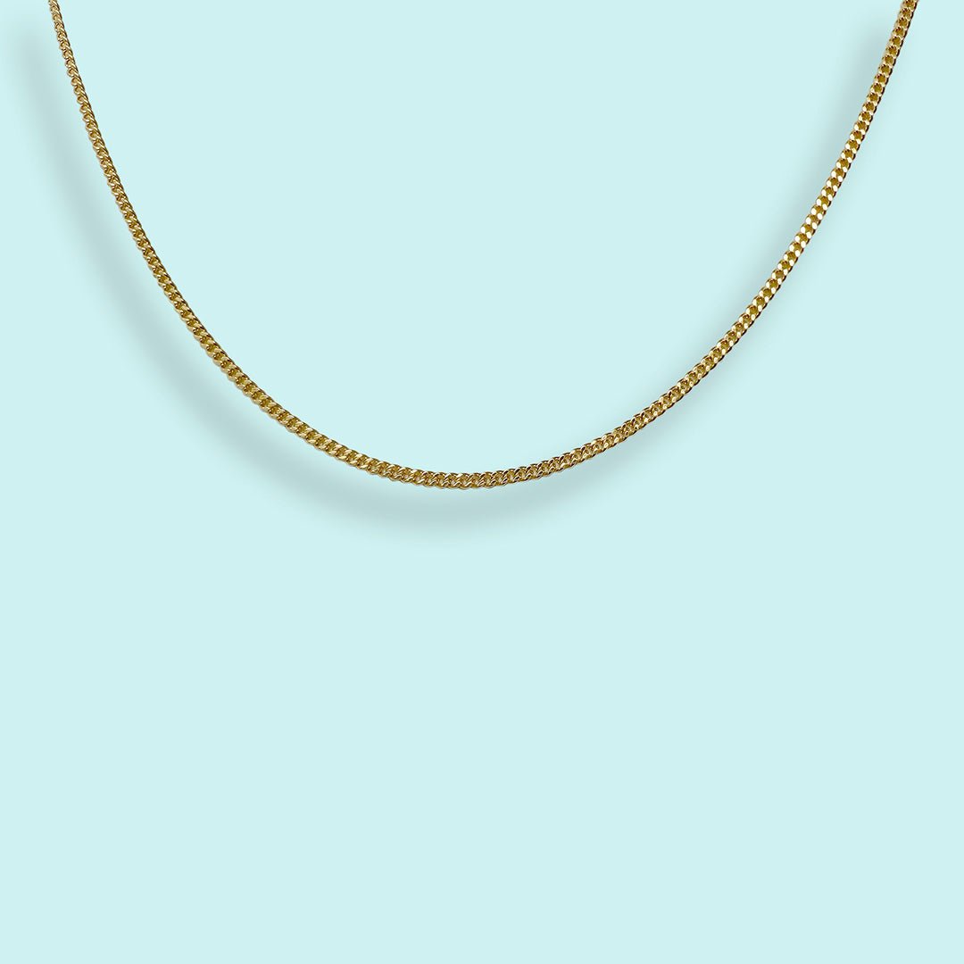 Gold - Plated Curb Chain, Short - Ornamental Things