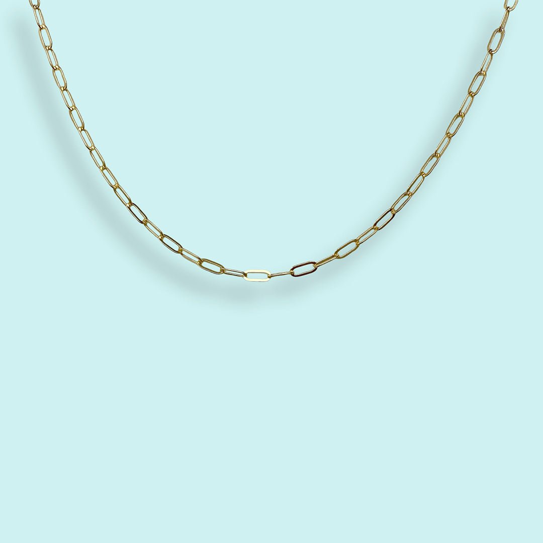 Gold - Plated Link Chain, Short - Ornamental Things