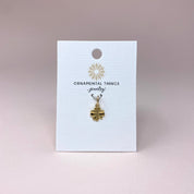 Gold Tiny Clover Charm - Ornamental Things