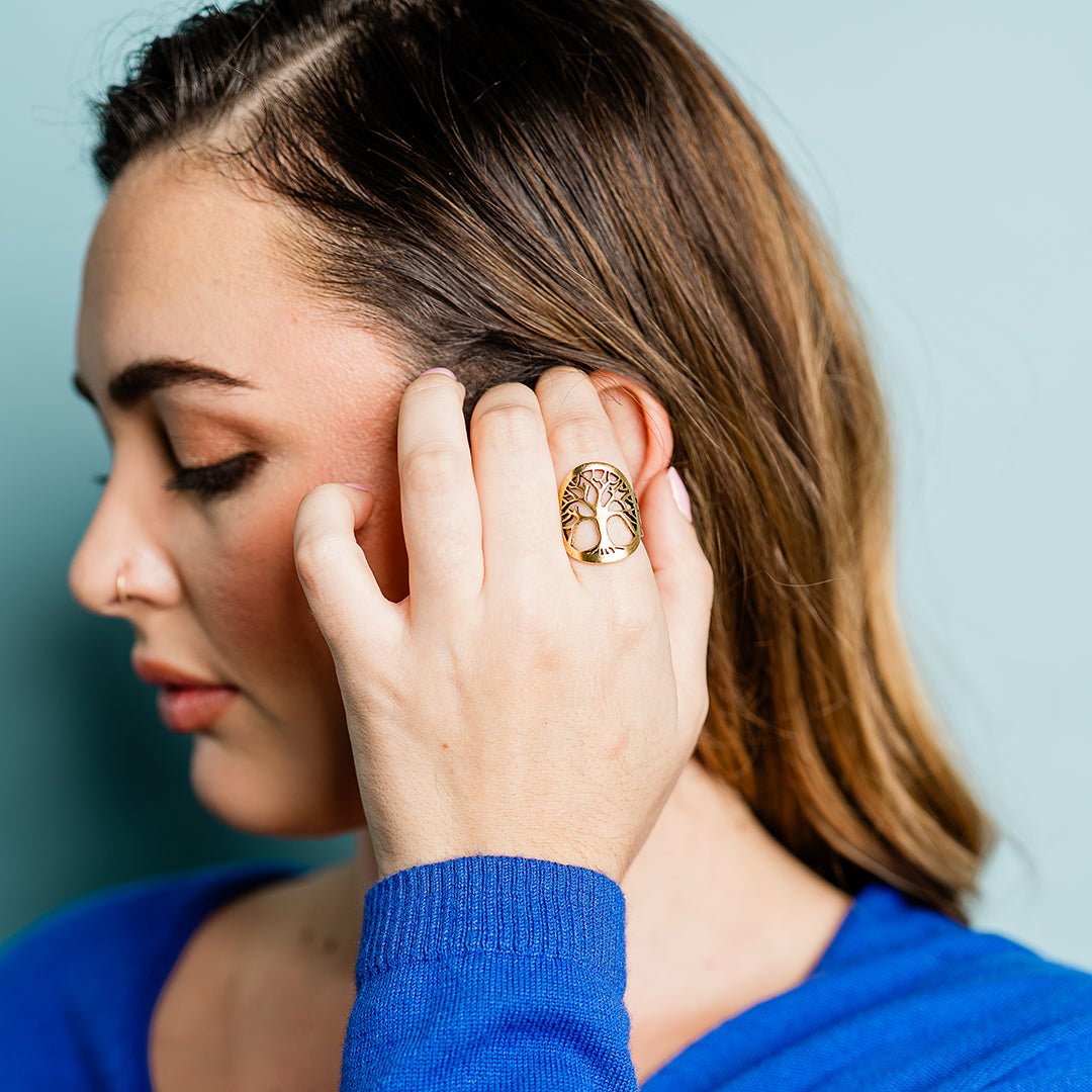 Gold Tree of Life Ring - Ornamental Things