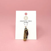 Gold Wildflower Knife Charm - Ornamental Things