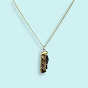 Gold Wildflower Knife Necklace - Ornamental Things