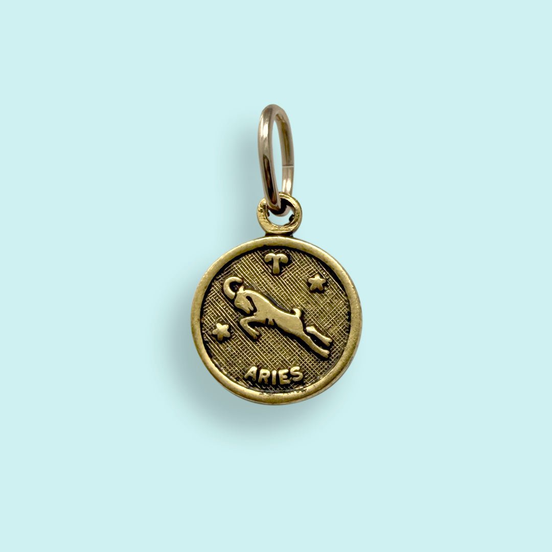 Gold Zodiac Charm - Ornamental Things