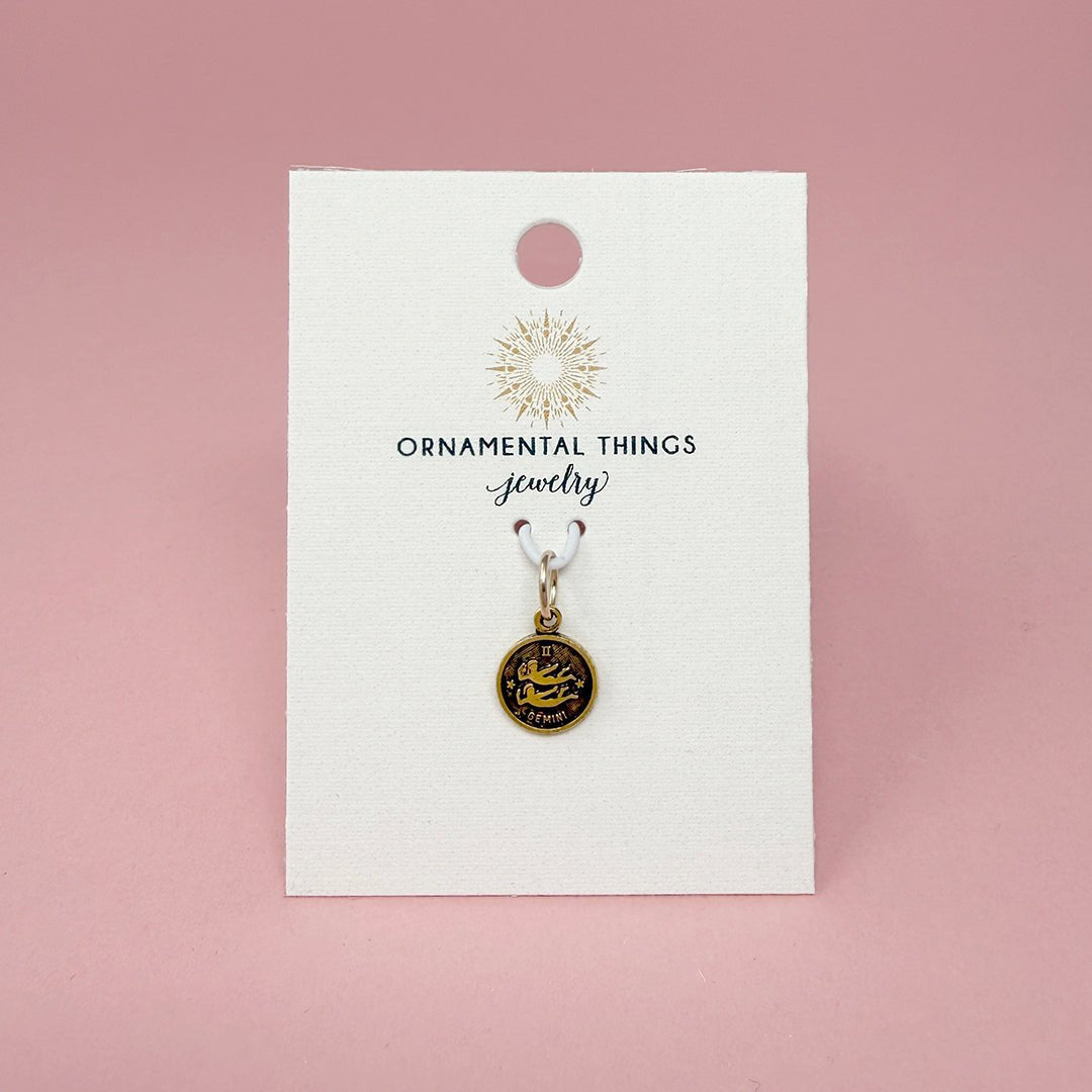 Gold Zodiac Charm - Ornamental Things