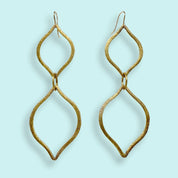 Golden Ogee Earrings - Ornamental Things
