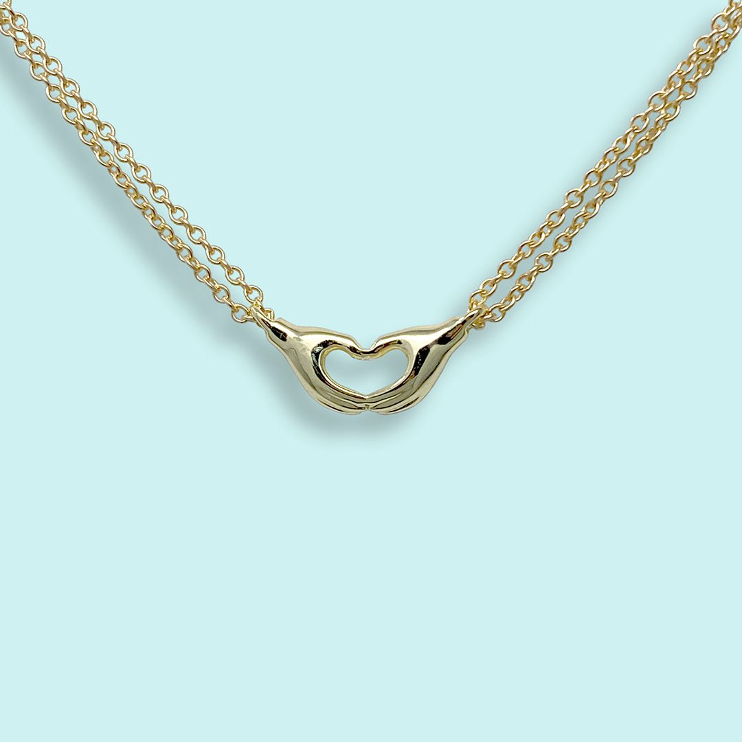 Hand Heart Necklace - Ornamental Things