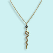 Labradorite Serpent Necklace - Ornamental Things