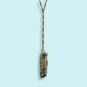 Long Y - drop Bird Knife Necklace - Ornamental Things