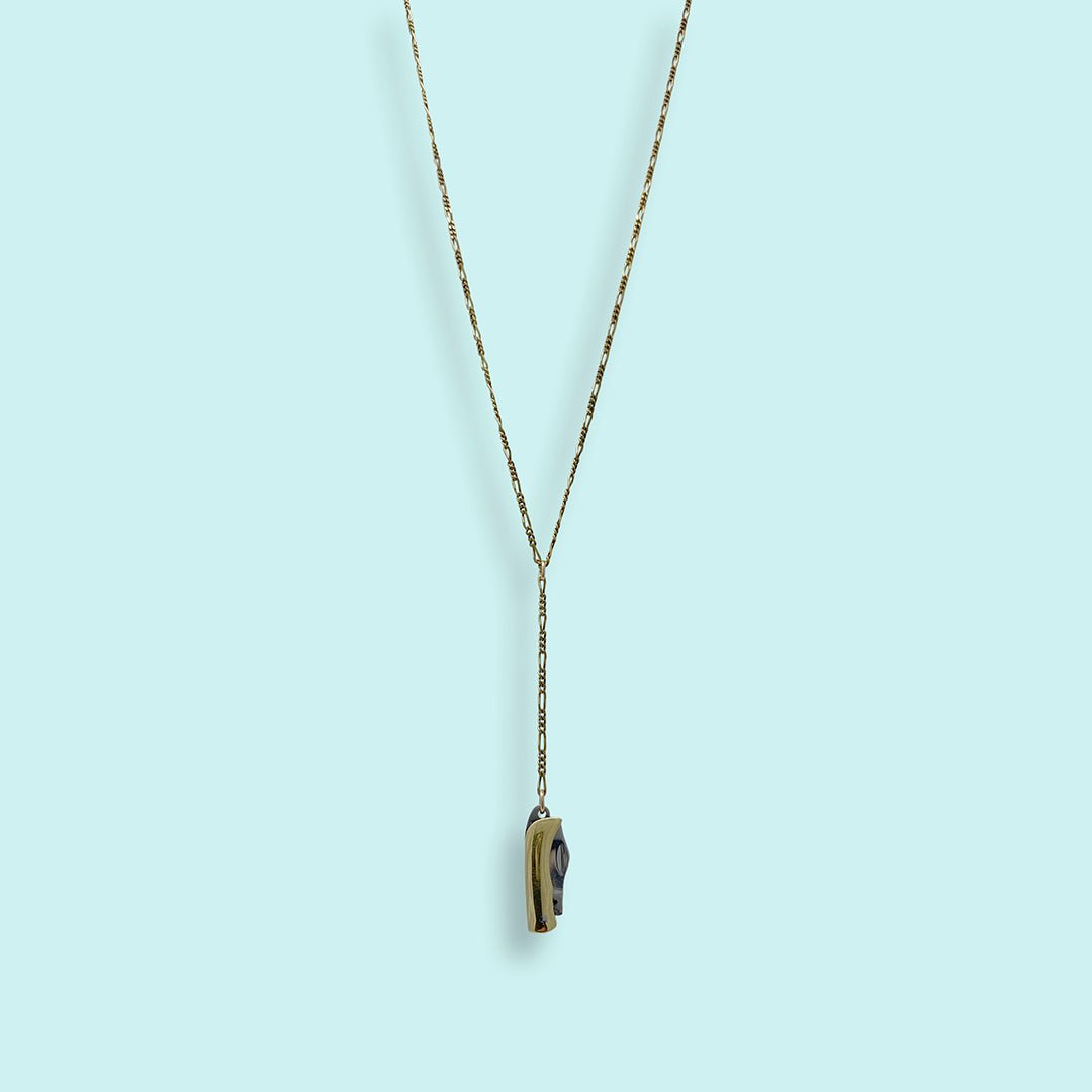 Long Y - drop Gold Knife Necklace - Ornamental Things