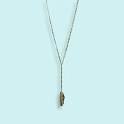 Long Y - drop Gold Knife Necklace - Ornamental Things