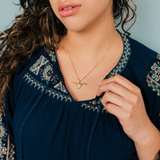 Longhorn on Gold Chain Necklace - Ornamental Things