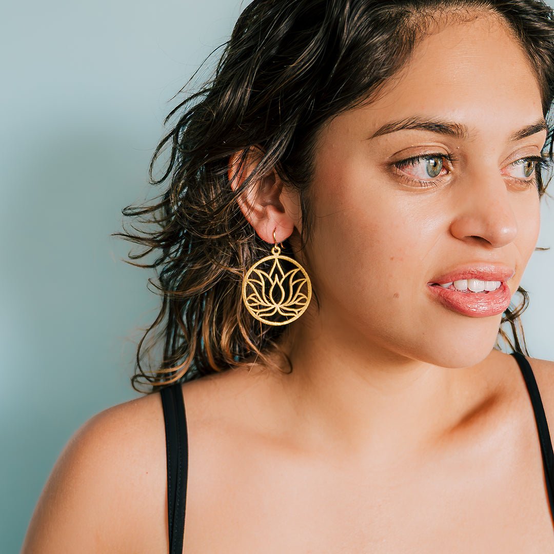 Lotus Earrings - Ornamental Things