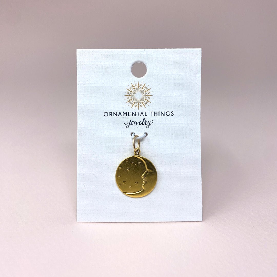Moon and Starry Sky Charm - Ornamental Things