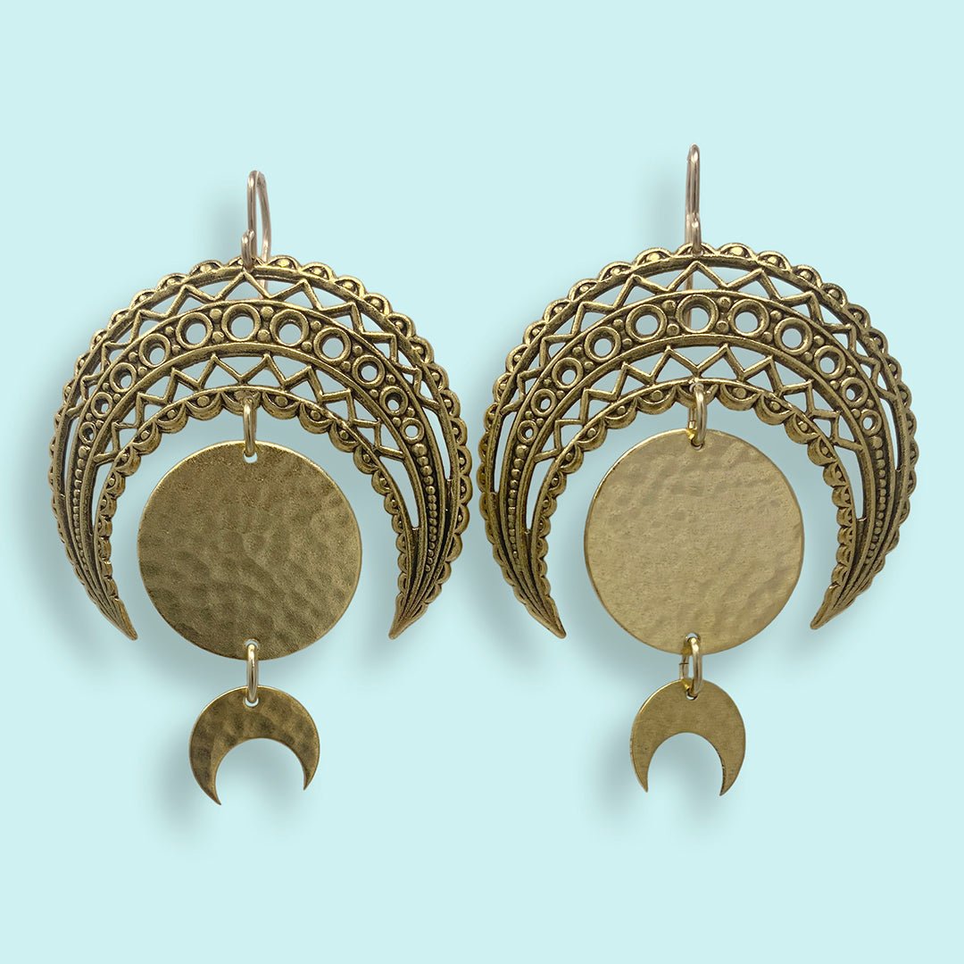 Moon Phase Earrings - Ornamental Things