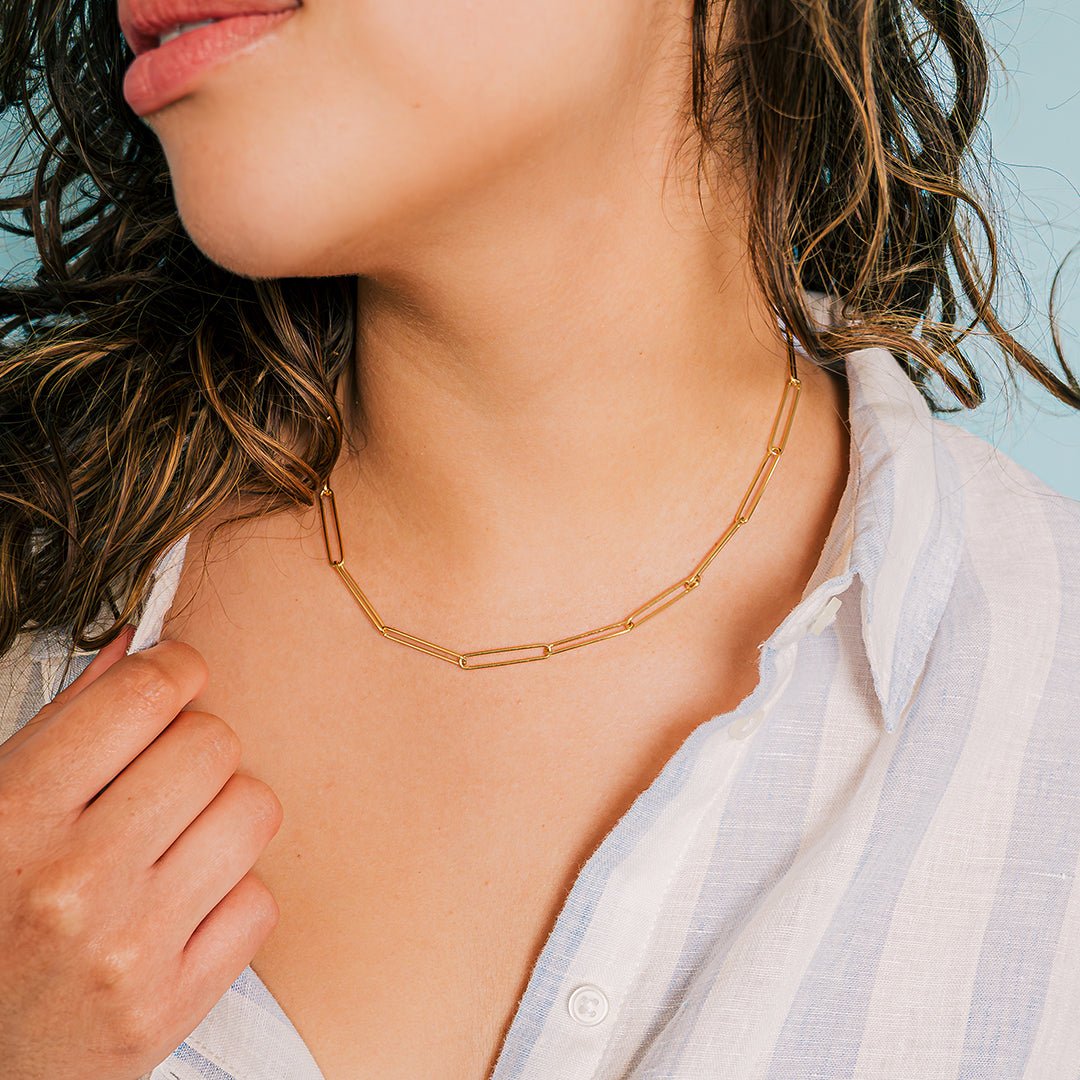 Paperclip Chain Necklace - Ornamental Things