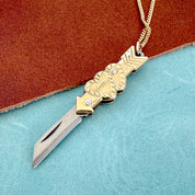 Pierced Heart Knife Necklace - Ornamental Things