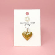 Radiating Love Heart Charm - Ornamental Things