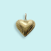Radiating Love Heart Charm - Ornamental Things