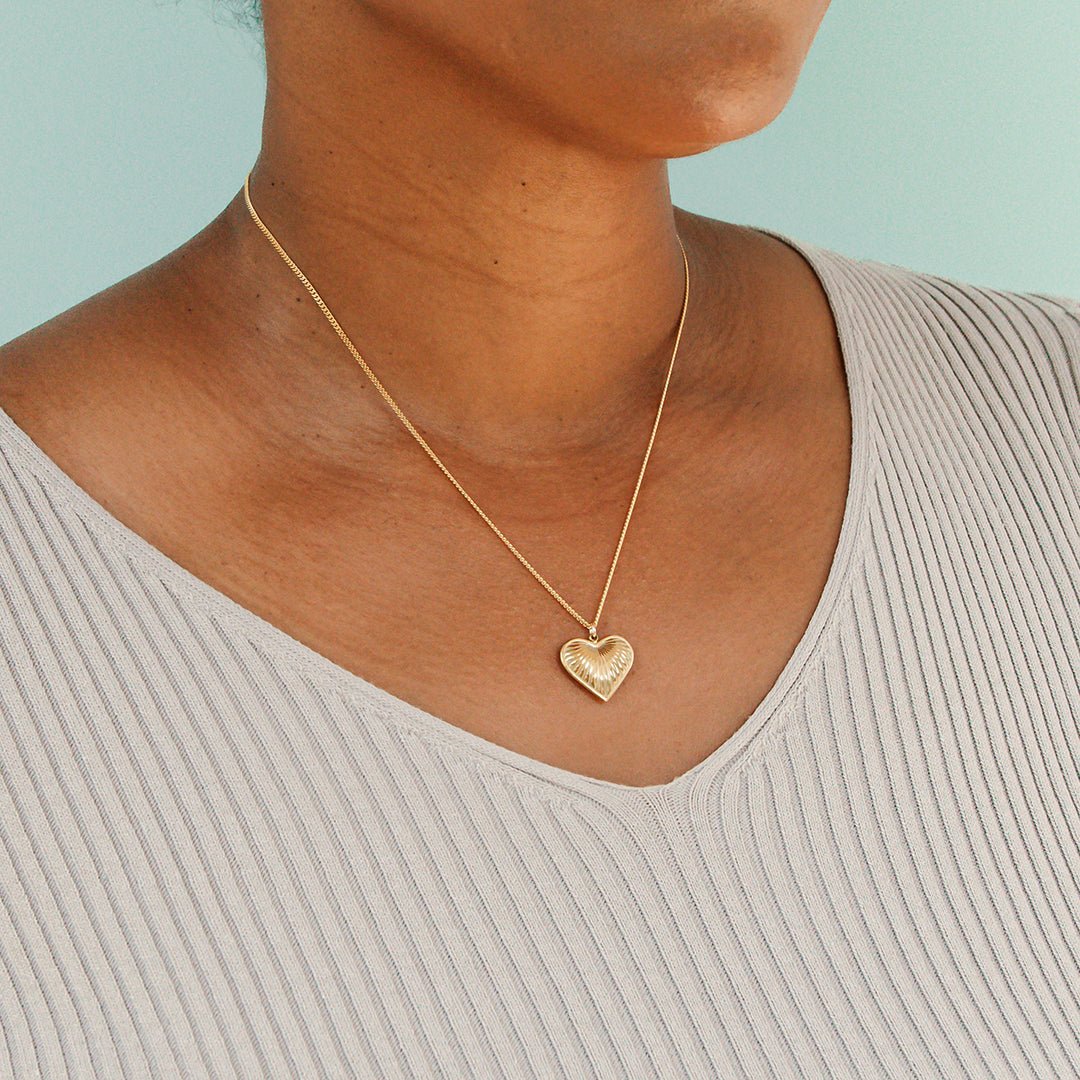 Radiating Love Heart Necklace - Ornamental Things