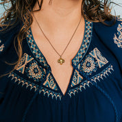 Ram on Brass Chain Necklace - Ornamental Things