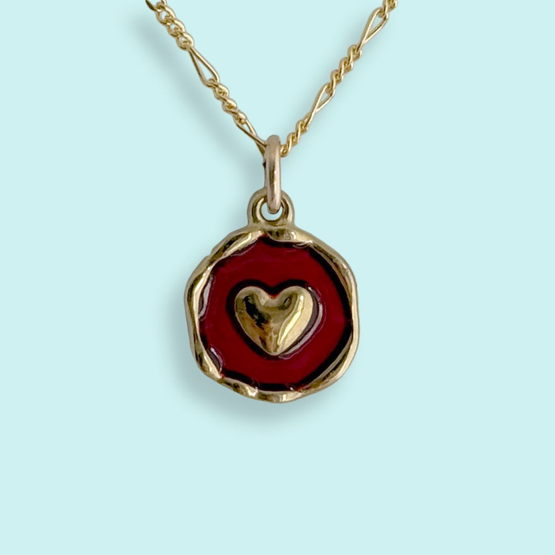 Red Heart Necklace - Ornamental Things