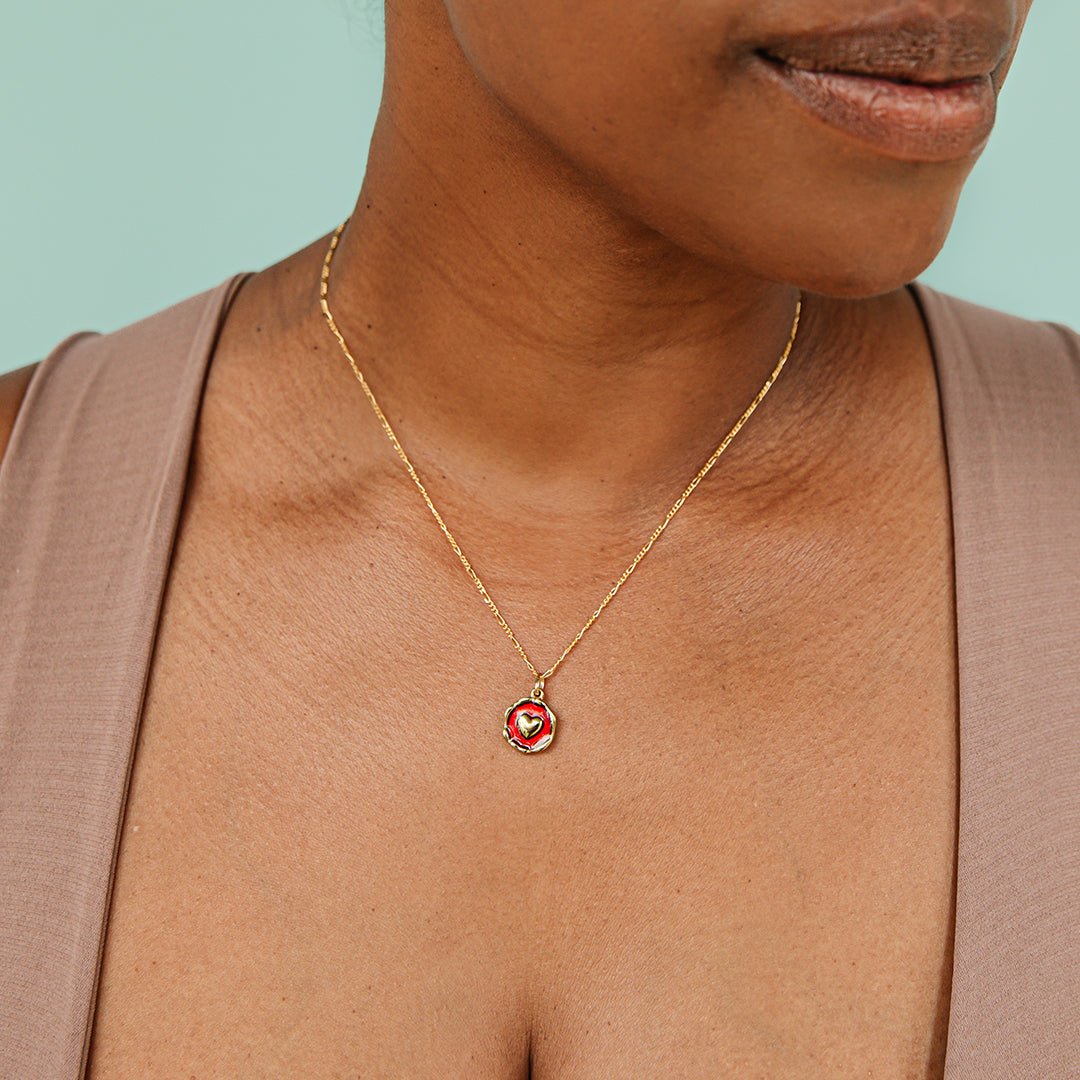 Red Heart Necklace - Ornamental Things