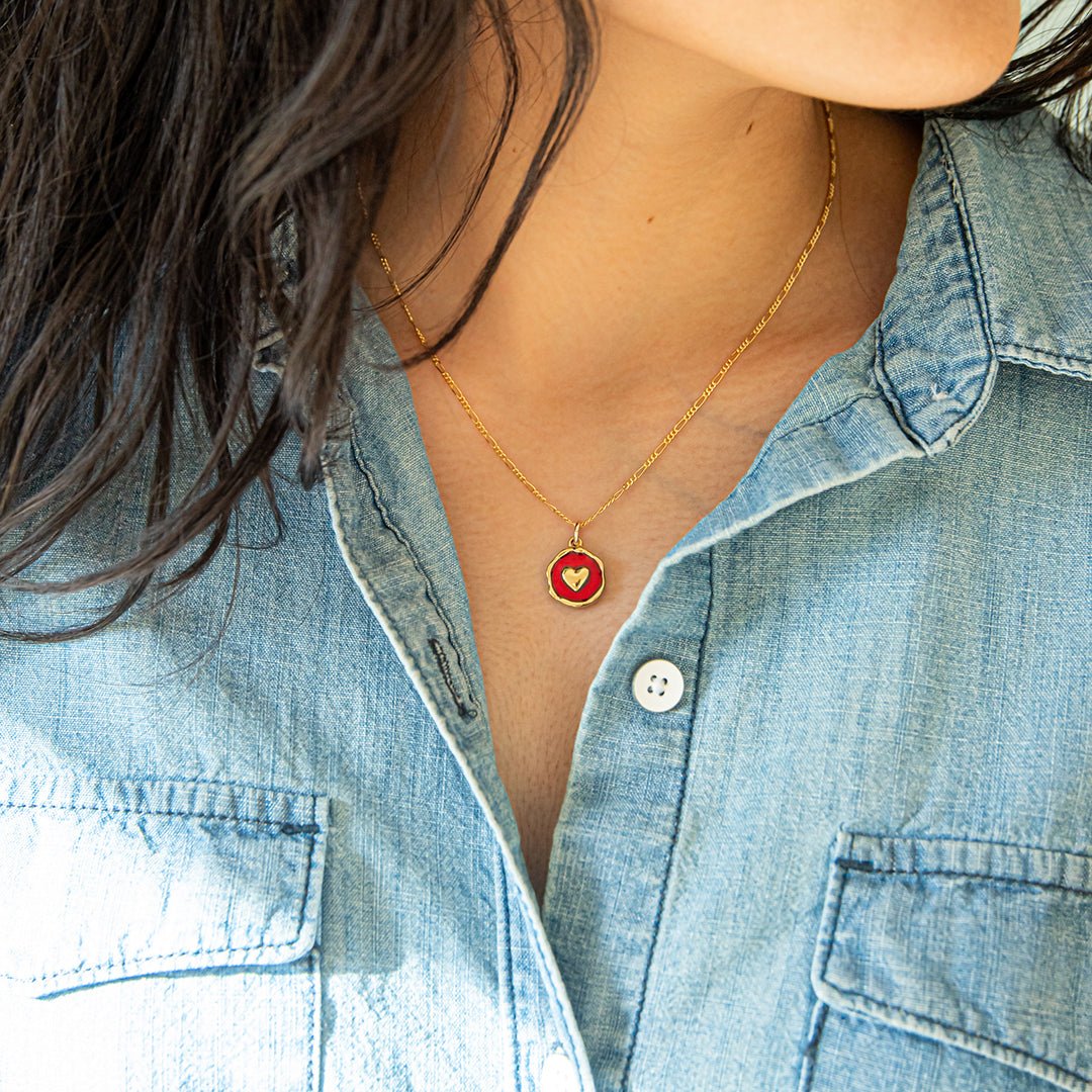 Red Heart Necklace - Ornamental Things